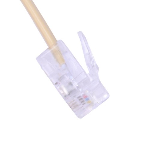 1xPhone Jack Splitter RJ11 6P4C 2Way Socket Adapter Telephone Extension Cord New - Zdjęcie 4 z 4