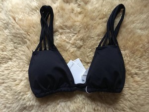 black strappy bikini top
