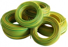 Erdungskabel div. mm² und Längen Aderleitung Verdrahtungsleitung Einzelader flex