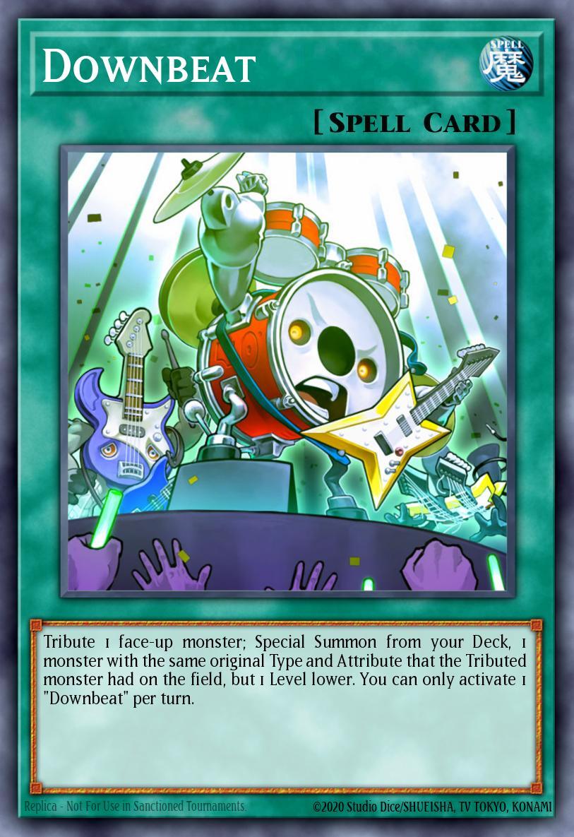 Downbeat EXFO-EN063 Super Rare Yu-Gi-Oh TCG Card