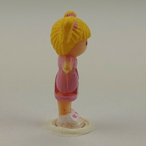 Vintage Polly Pocket 1989 kleine Tina Puppe Ersatz Disco, Jewel Case, Pollys flach - Bild 5 von 7