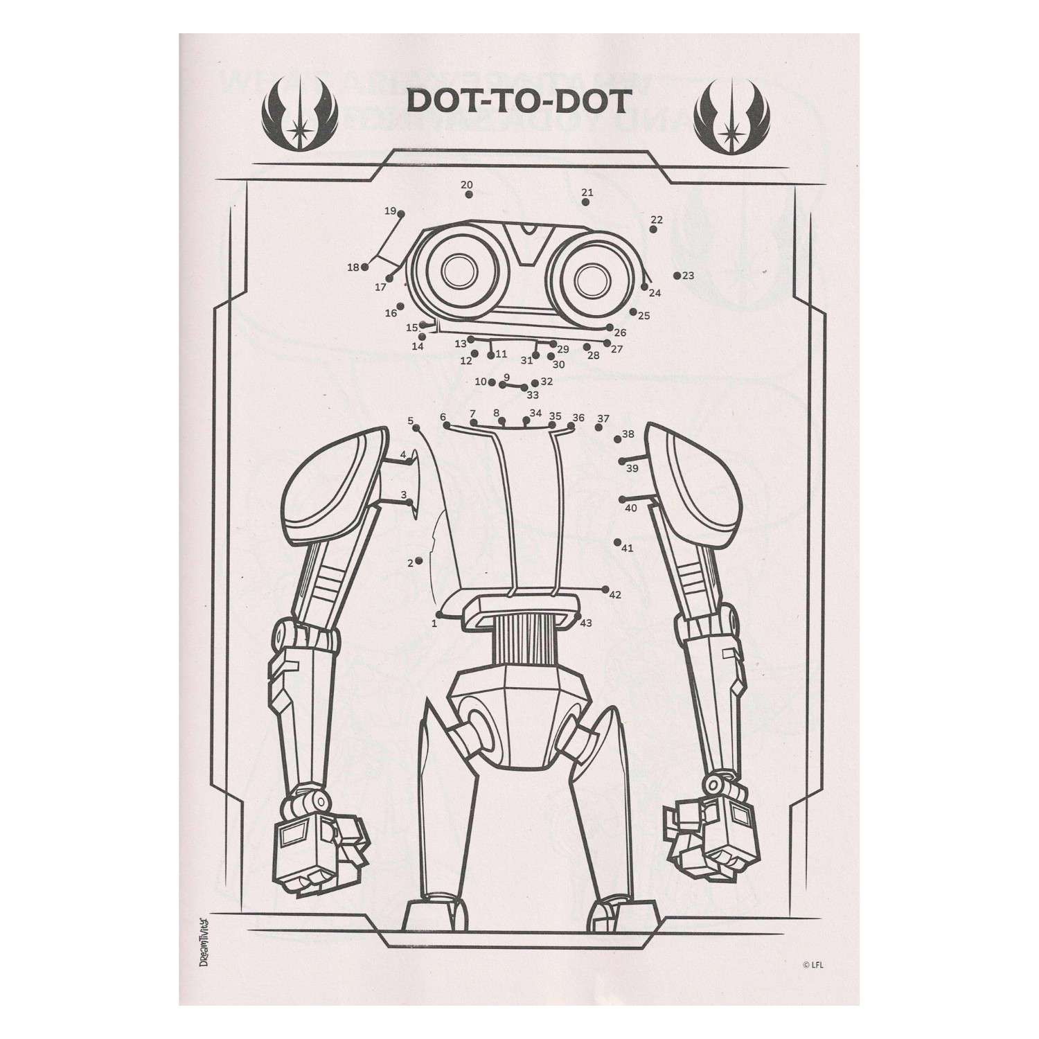 Star Wars Young Jedi Adventures Coloring & Activity Book with Bonus Door Hanger!