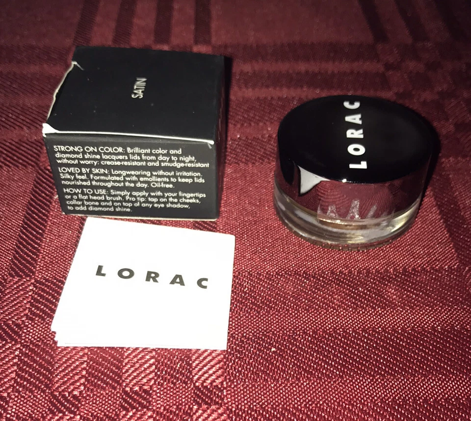 LORAC LUX Diamond Creme Cream Eyeshadow in SATIN Full size new in box - Image 2 of 4