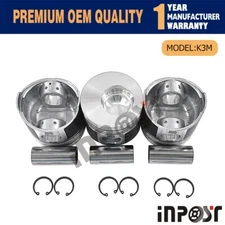 K3M Piston Kit for Mitsubishi K3M Engine Direct Injection STD Size