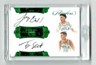 2017 PANINI FLAWLESS LONZO BALL & TJ LEAF (5/5) AUTOGRAPHED #DS-LT