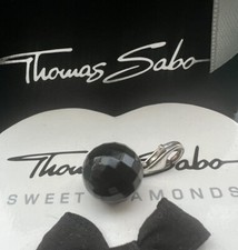 Thomas Sabo Obsidian Kugel Charm Anhänger 