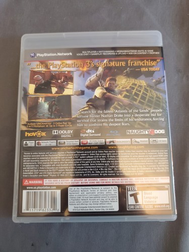 Uncharted 3: Drake's Deception (Sony PS3 2011) PS3 - Picture 2 of 5