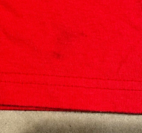 Camiseta De Colección Coldplay Local Crew MX Promo Band Para Hombres Talla XL Rojo Brillante Sólido - Imagen 8 de 9