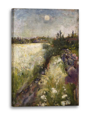 Kunstdruck Charles Francois Daubigny - Flowery Meadow at Veierland