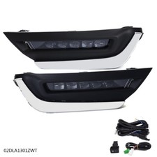 Working Led Daytime Running Light Fog Lamp Drl Fit For Honda Cr-v Crv 2017-2018