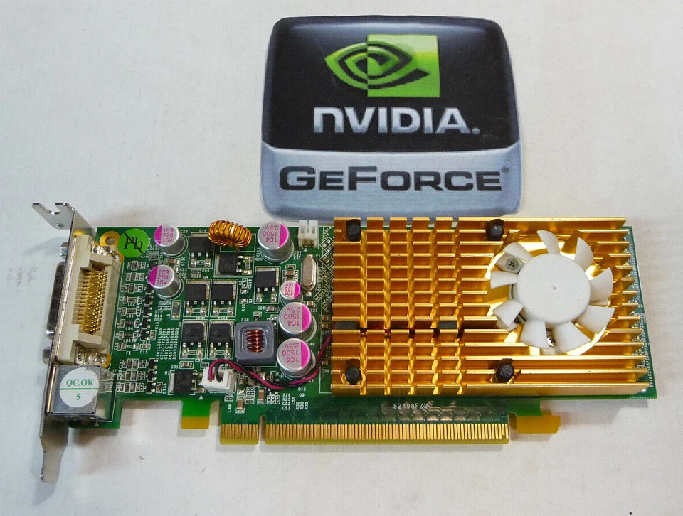 PCIe x16 SFF NVIDIA GeForce 9500 GT 1GB DDR2 DMS59 Jaton PX498DLP - Image 4 of 4