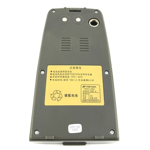 Batería 7.2V 2300mAh TOPCON TBB-2 para estación total TOPCON GTS-102N /105N /3-PIN - Imagen 3 de 4