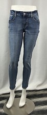 M Jeans By Maurices Womens Mid Rise Blue Denim 4 Pocket Size M Reg