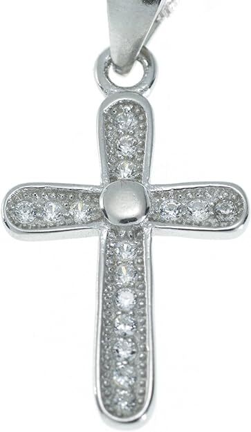 Silber Jesus Christ Gebet Kreuz Charm Anhänger Kette Halskette für Männer Frauen