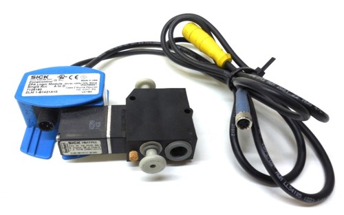 SICK OPTIC ELECTRONIC VALVE 7027751, WITH BRACKET ASSEMBLY 7125160, 24V, 2 PORTS