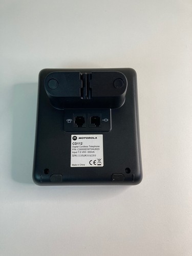 PODSTAWA AUTOMATYCZNEJ SEKRETARKI MOTOROLA CD112 *TYLKO* (BEZ PRZEWODU SIECIOWEGO LUB TELEFONU) - Zdjęcie 6 z 6