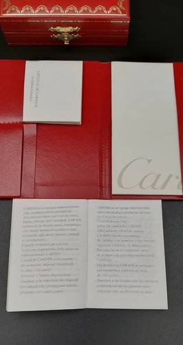 Cartier CO1039 RED LEATHER WATCH box certified warranty - Picture 16 of 24
