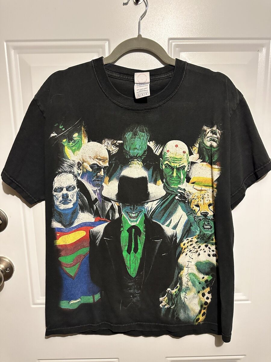 DC Comics Justice League Alex Ross Villains T-Shirt Joker DC Comics Justice League Alex Ross Villains T-Shirt Joker