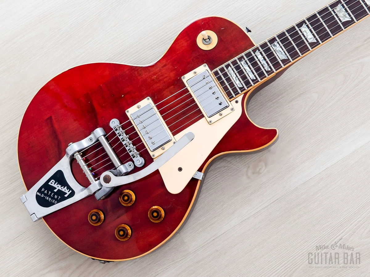 1975 Gibson Les Paul Deluxe Vintage Guitar Cherry, Humbucker