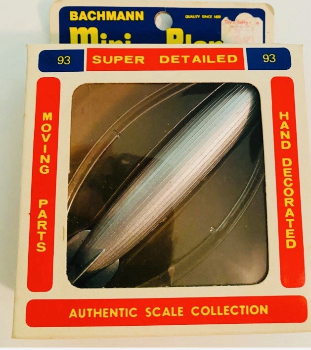 RARE Bachmann Mini Planes 93 Hindenburg Zeppelin # 8393 In Box