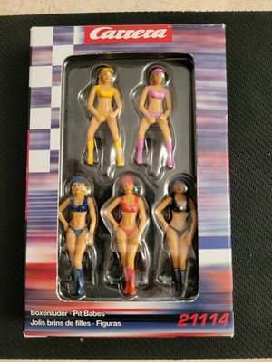 Carrera 21114 Boxenluder Pit Babes (5 Figuren) 1:32 NEU und OVP
