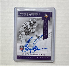 Panini 2017 Classics Chuck Foreman Award Winners Auto #AWA-CF Vikings NFL