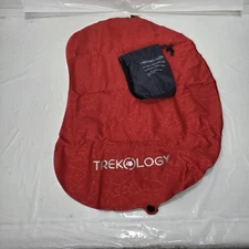 TREKOLOGY 2.0 Ultralight Sleeping Pad, Inflatable Camping Mat, Backpacking Red