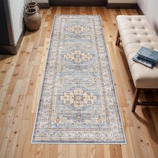 Washable Hallway Runner Rug 2x6: Non Slip Runner Rugs with Rubber Backing Soft K