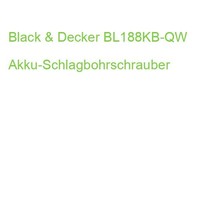 Black & Decker BL188KB-QW Akku-Schlagbohrschrauber (5035048653364)