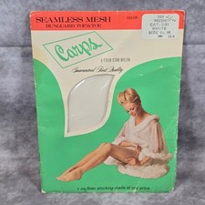 Carps Seamless Mesh Stockings Mesh White 8.5M Vintage