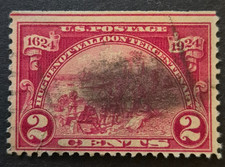 US #615 1924 2c Walloons Landing at Fort Orange, Carmine Rose [US 8]