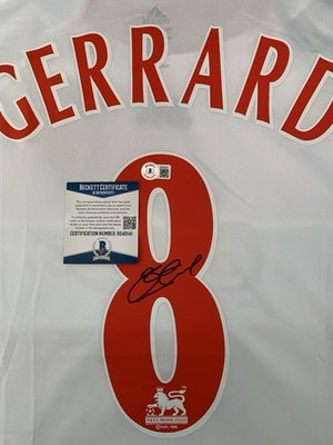 Steven Gerrard Signed Autographed Liverpool 2006/07 Third Jersey