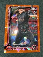 2025 Topps Chrome Update Sapphire Edition - Rookie Debut Rhett Lowder Orange /25