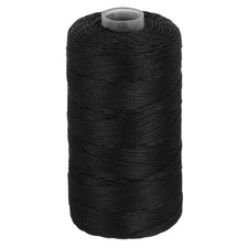 1.5mmx218 Yards Nylon String Cord Rope Braided Thread Beading Cord Black