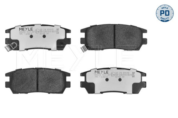 Bremsbelagsatz, Scheibenbremse MEYLE-PD: Advanced Performance A 025 218 4014/PD-image