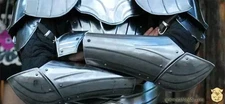 Medieval Knight Arm Guard Bracers Steel Pair LARP Costume Larp Warrior Armor