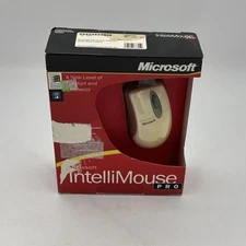 Vintage Microsoft IntelliMouse PRO Optical Wheel Mouse - Windows 95 & NT - New