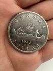 Canada 1 Dollar 1948 Rare Coin Clean