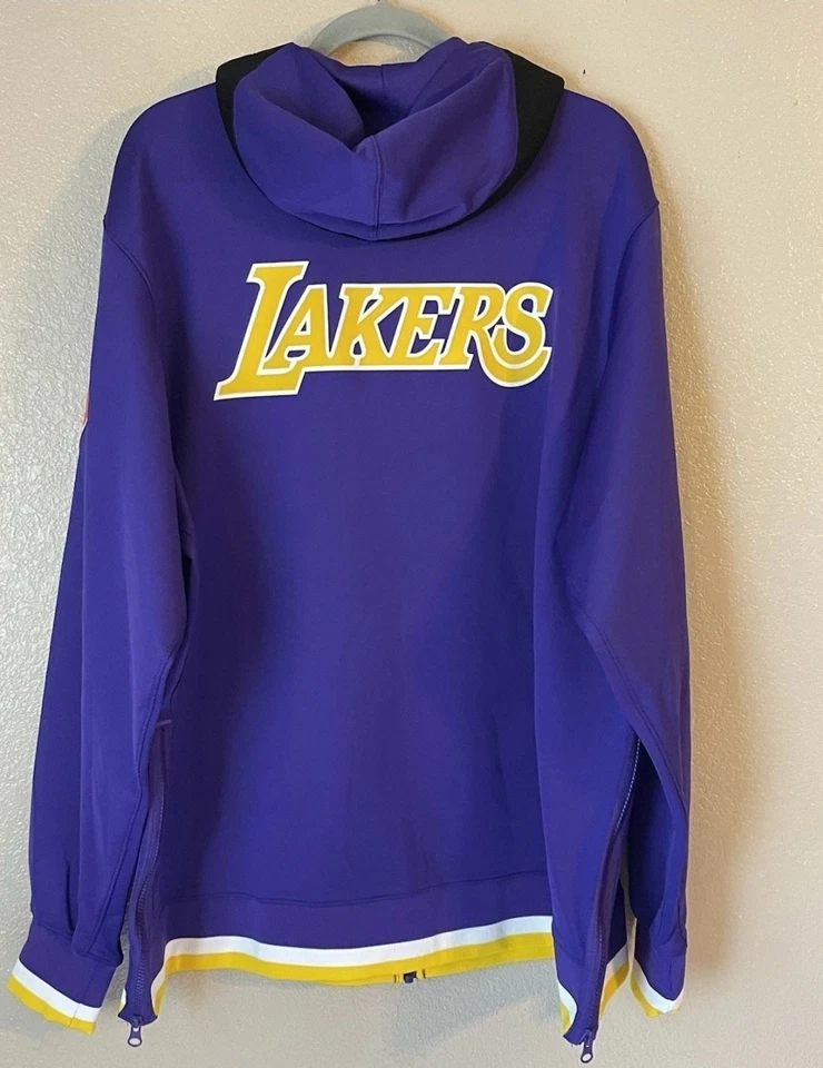 Nike NBA Los Angeles Lakers Tearaway Jugador Emitido Chaqueta Amarilla Talla L #20 Foto 2 de 3