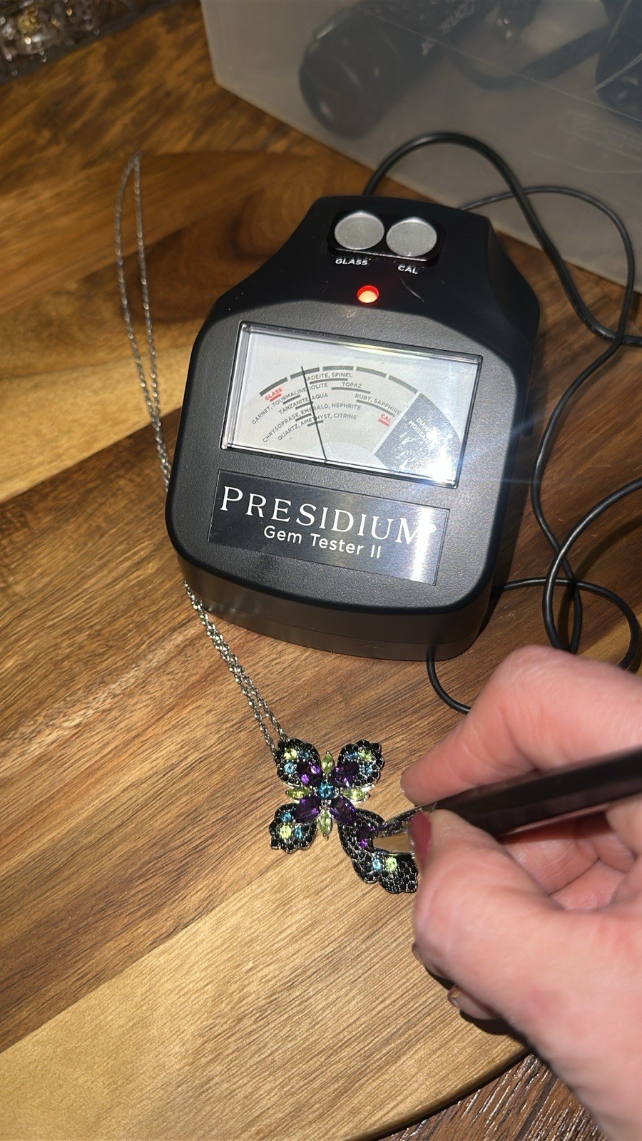 DK Sterling Silver Large Multi Gemstone Cross 10.… - image 10