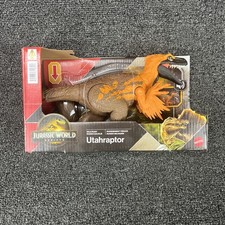Mattel - Jurassic World: Rebirth Wild Roar Utahraptor with tail