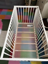 Ikea Gulliver Cot And Sn&uuml;z Mattress, 120x60cm