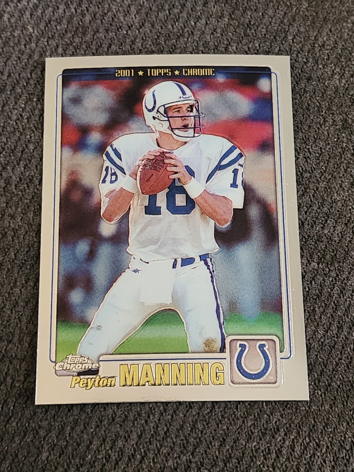 2001 Topps Chrome #98 Peyton Manning Indianapolis Colts NM-MT
