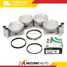 Pistons W Rings Fit 04-08 Chevrolet Aveo Aveo5 1.6l Dohc 16v Vin 6 Pistons W Rings Fit 04-08 Chevrolet Aveo Aveo5 1.6l Dohc 16v Vin 6