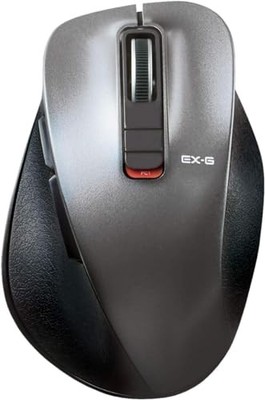 ELECOM Wireless Mouse Bluetooth EX-G Ultra-Silent Grip 5-Tasten Design