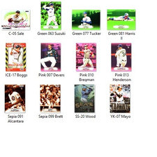 2025 Stadium Club Inserts and Base Parallels -- Pick your card