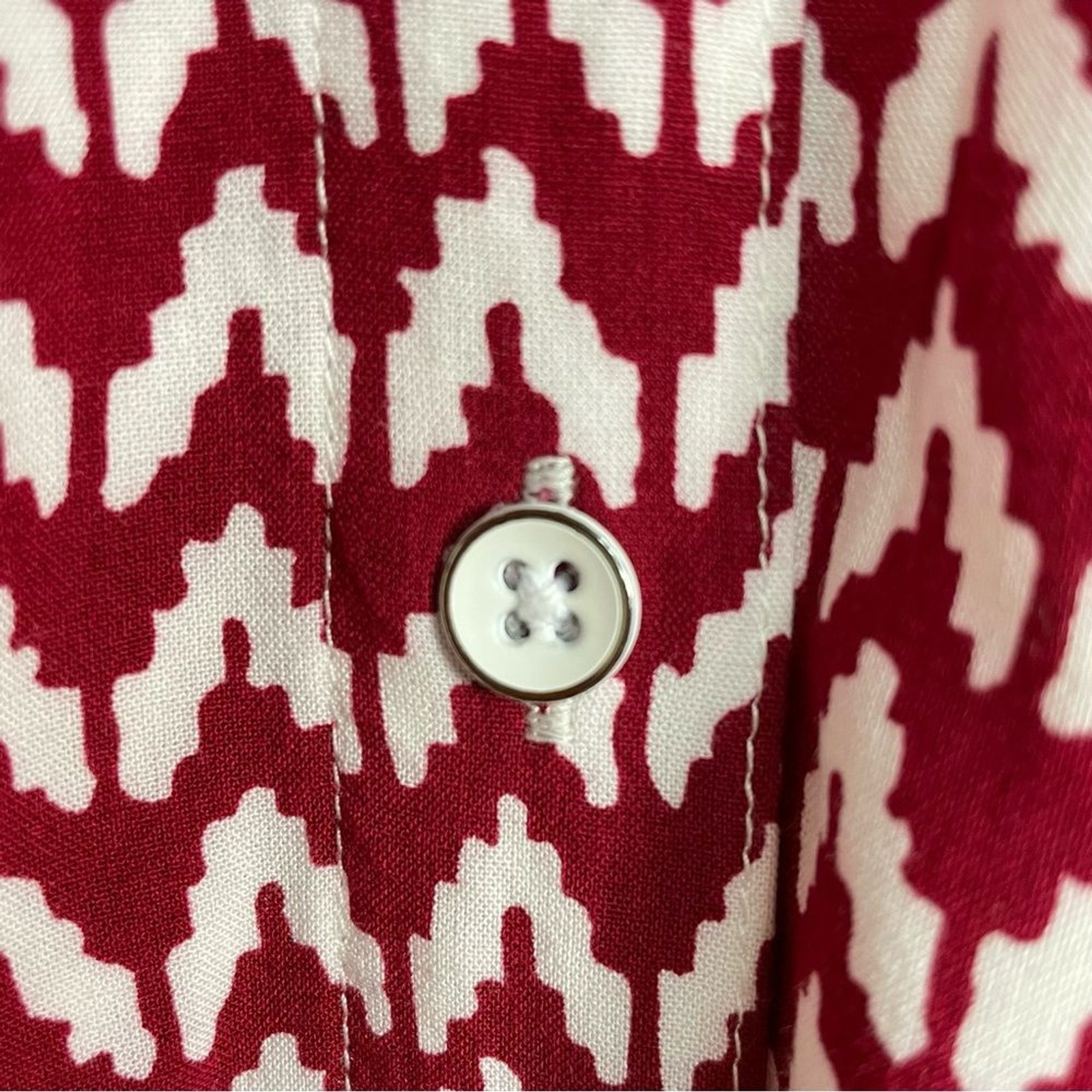 Jachs Girlfriend Button Down Patterned Tencel Blo… - image 13