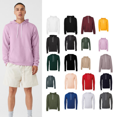 Bella Canvas Unisex Polycotton Fleece Pullover Hoodie 3719