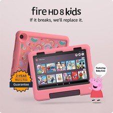 Amazon Fire HD 8 Kids tablet (newest gen) ages 3–7 | 3 GB memory Peppa Pig !!!
