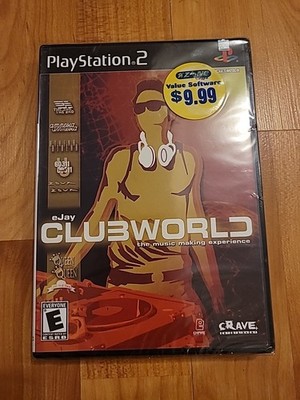 eJay Clubworld PlayStation 2 PS2 Video Game Music Making DJ New Sealed NTSC